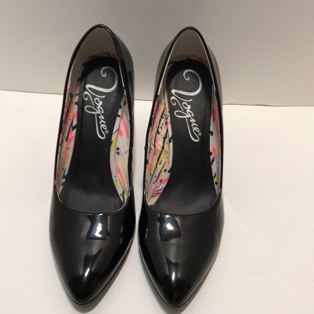 Vogue Patent Wedge Shoes